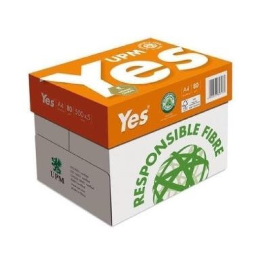 YES Copy paper A4 80GSM (500 sheets/ream)