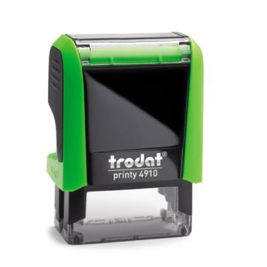 TRODAT PRINTY - TEXT STAMPS TRODAT 4910 26x9mm  Green