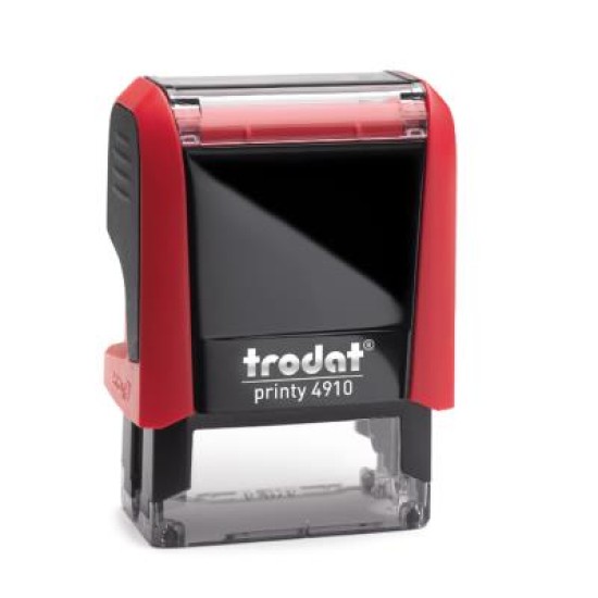TRODAT PRINTY - TEXT STAMPS TRODAT 4910 26x9mm  Red