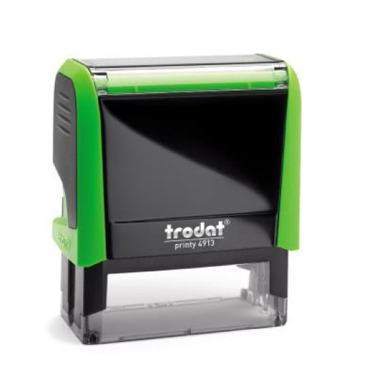 TRODAT PRINTY - TEXT STAMPS TRODAT 4913 58x22mm  Green