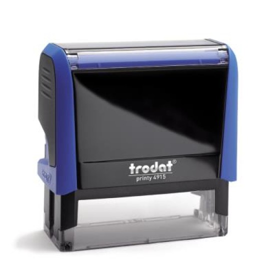 TRODAT PRINTY - TEXT STAMPS TRODAT 4915 70x25mm  Blue