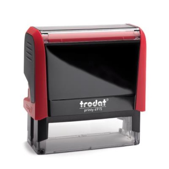 TRODAT PRINTY - TEXT STAMPS TRODAT 4915 70x25mm  Red