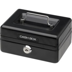 CASH BOXES OFFICE MATE 150x120x70mm 6 Black
