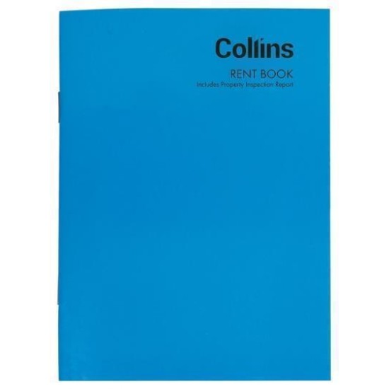 COLLINS RENT BOOK 12 LEAF 102X148MM