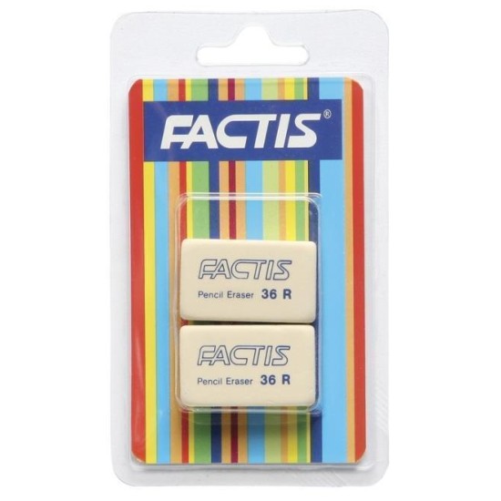 FACTIS ERASERS 36R TWIN HANGSELL PACK