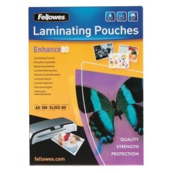 FELLOWES LAMINATING POUCH A5 80 MICRON 100 PACK