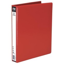 FM BINDER OVERLAY A4 2/26 RED INSERT COVER