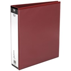 FM BINDER OVERLAY A4 2/50 RED INSERT COVER