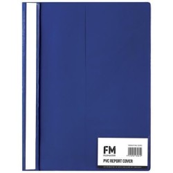 FM COVER REPORT A4 BLUE PVC