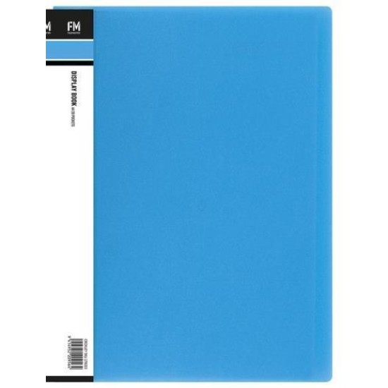 FM DISPLAY BOOK VIVID A4 ICE BLUE 20 POCKET