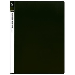 FM DISPLAY BOOK BLACK INSERT COVER 20 POCKET