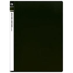 FM DISPLAY BOOK BLACK INSERT COVER 40 POCKET