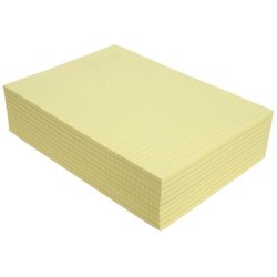 OLYMPIC TOPLESS PAD A4 YELLOW 100 LEAF 80GSM