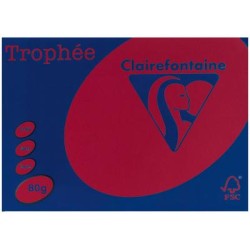 TROPHEE PAPER A4 INTENSIVE RED 80GSM 500 SHEETS