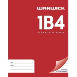 WARWICK EXERCISE BOOK 1B4 32 LEAF RULED 7MM 230X180MM