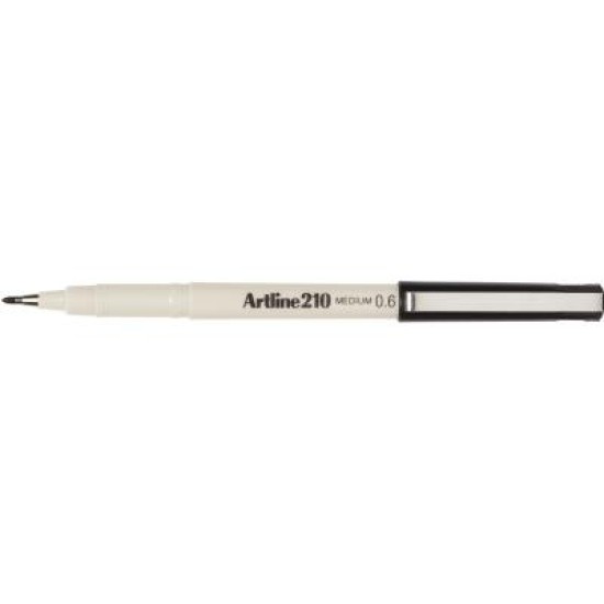 artline 210 pen 0.6mm black