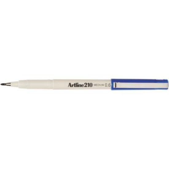 artline 210 pen 0.6mm blue