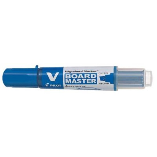 Pilot BeGreen V Board Whiteboard Marker Chisel Blue (WBMAVBM-MC-L-BG)