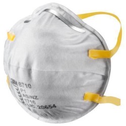 Disposable Respirators 8710 P1 Cupped Particulate Respirator