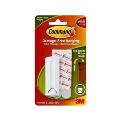 Command Picture Hanging Hooks & Strips 17041-ANZ Wire-backed Picture Hook1 Pack