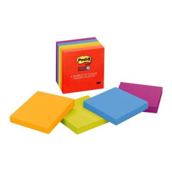 Post-it Super Sticky Notes 654-5SSAN 76x76mm Marrakesh, Pack of 5