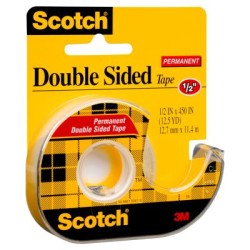 Scotch Double Sided Tape - Dispenser 137 Double Sided Tape on dispenser 12mm x 11.4m