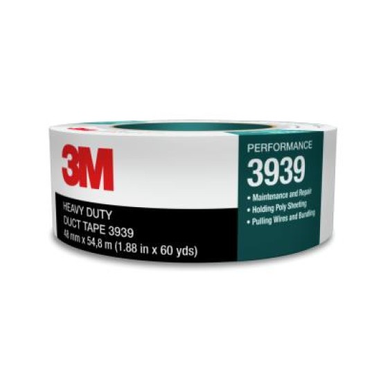 3M Cloth Duct Tapes 3939 Silver 48mm x 55m
