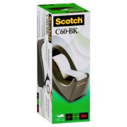 Scotch Desktop Dispensers C60-BLK Tape Dispenser Black 25mm core
