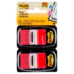 Post-it Flags 680-RD2 25x43mm Red, Pack of 2