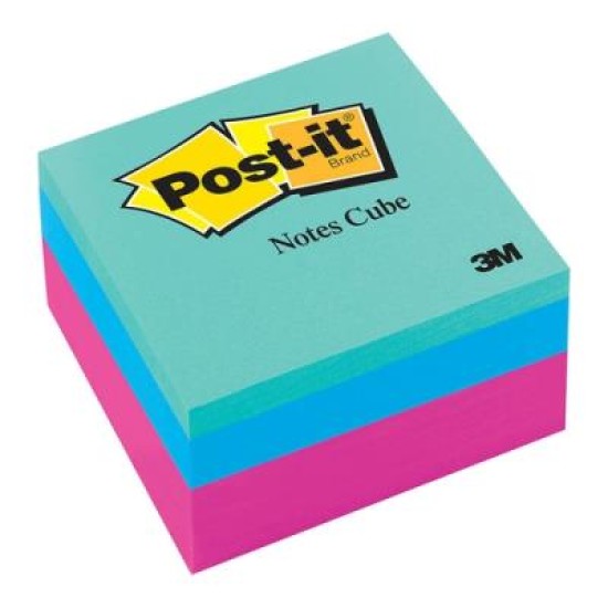 Post-it Notes Memo Cube 2027-RCR Pink Wave 76x76mm 400 sheet