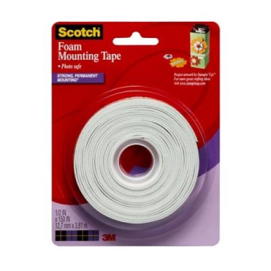Scotch 4013-CFT Craft Mounting Tape 12.7mm x 3.81m