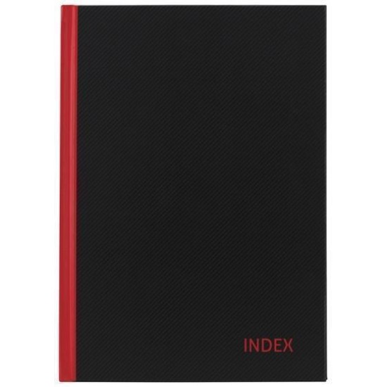 Collins Notebook FSC MIX 70% Indexed red and black A4 100lf