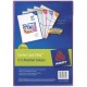 AVERY COLOUR LOCK FILES A4 ASSORTED PACK 5