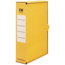 FM Storage Carton Yellow Foolscap