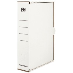 FM Storage Carton White Foolscap 385x250x85mm Standard Strength 900/Pallet