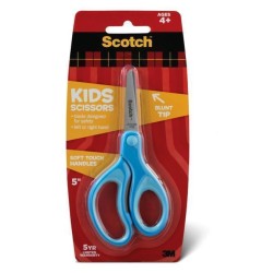 Scotch Kids Softgrip Scissors 1442B 5 Inch Assorted Pink and Blue