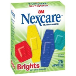 Nexcare Comfort Strips 556-25 Brights Assorted 25s