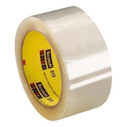 Scotch Rubber High Performance Box Sealing Tapes 373 Clear 48mm x 50m