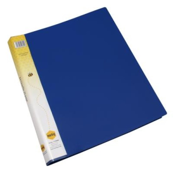 DISPLAY BOOK A4 20 PG INSERT SPINE BLUE