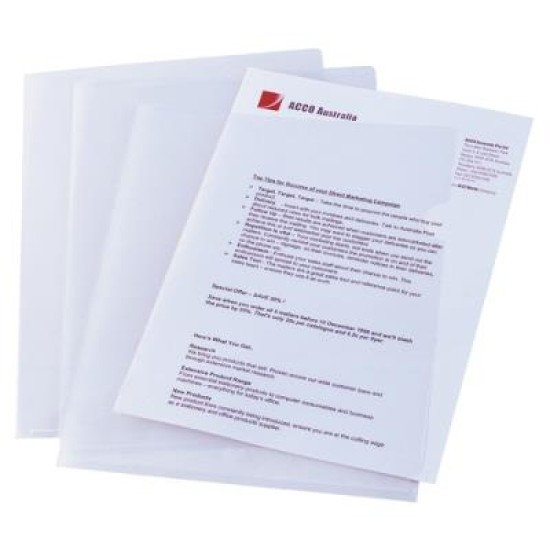 MARBIG FILE  A4 LETTER ULTRA PP CLEAR PK 10