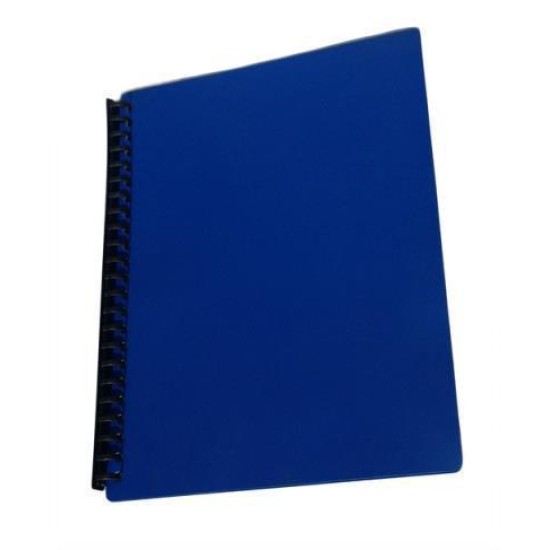 MARBIG DISPLAY BOOK  A4 REFILLABLE BLUE