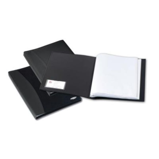 DISPLAY BOOK SOFT TOUCH A4 36PKT BLACK