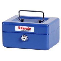 ESSELTE CLASSIC CASH BOX NO6 BLUE