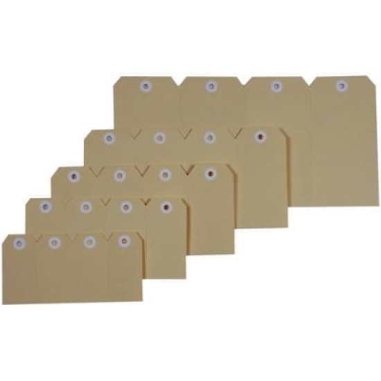 ESSELTE SHIPPING TAGS NO.1 35X70MM BUFF