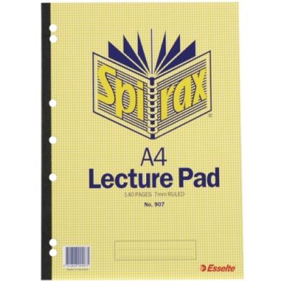 SPIRAX 907 LECTURE PAD S/O A4 140 PAGES