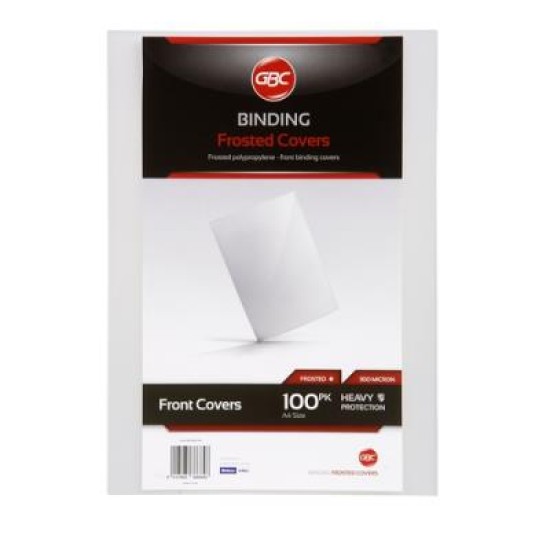 GBC POLYCOVER FROSTED 100PK
