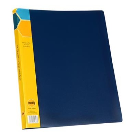 DISPLAY BOOK A4 20 PG INSERT SPINE DBLUE