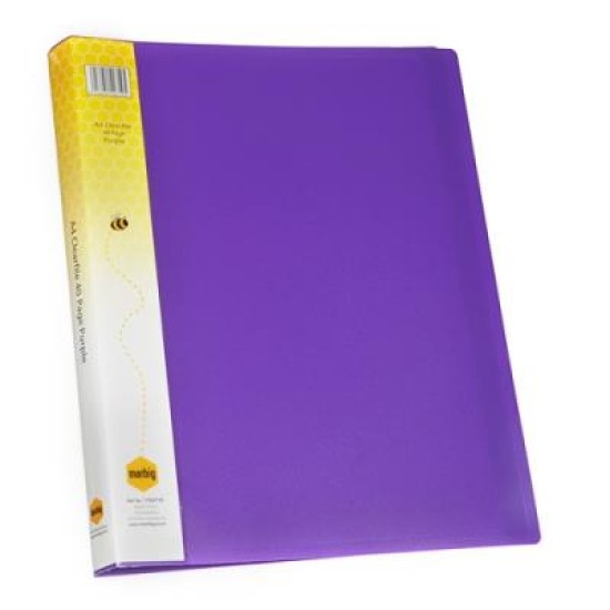 DISPLAY BOOK A4 40PG INSERT SPINE PURPLE