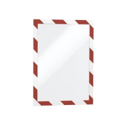 DURAFRAME A4 SECURITY FRAME RED/WHT