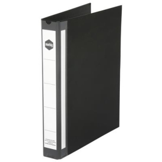 MARBIG RINGBINDER DELUXE A4 25MM 2D PE BLK